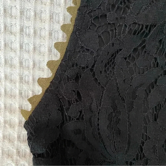 Anthropologie Leifsdottir Sani Lace Back Olive Green Cropped Jumpsuit Size 4 - Picture 15 of 16